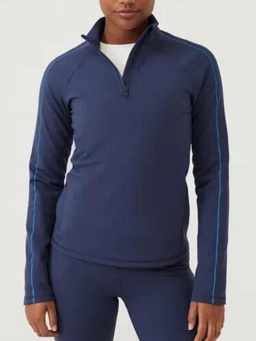Outdoor Voices  Navy Half-Zip Performance Pullover m